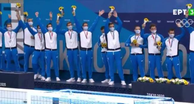Ολυμπιακοί Αγώνες Τόκιο : Ασημένιο μετάλλιο Εθνική Ελλάδος Πόλο
